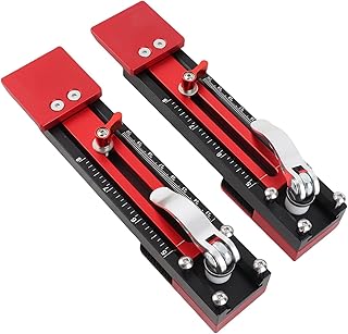 Outils de Pose de Bardage, 2 Pièces Jauge de Gecko Kit de Fixation avec Jauge de Mesure, pour 10-15mm Fibro Ciment Panneaux